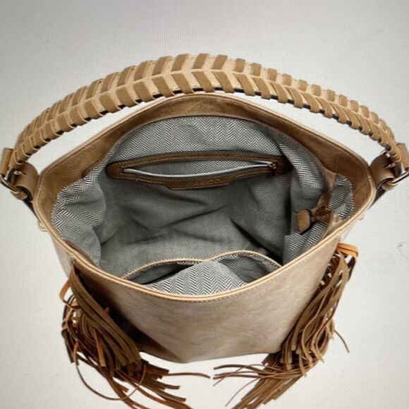 JEN & CO Sav Distressed Hobo Bag NWT - Picture 10 of 10